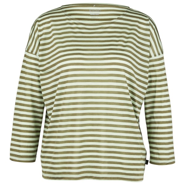 Stoic MerinoChill MMXX. Göteborg 3/4 Shirt St Merinoshirt Damen Reisen (Gr 3XL |oliv)