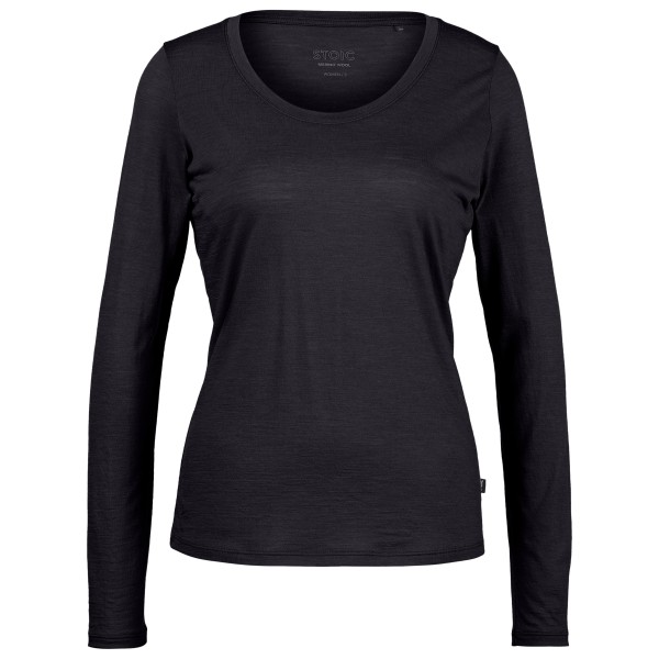 Merinoshirt Stoic Merino155 LaholmSt. L/S Damen (Gr 4XL |schwarz)