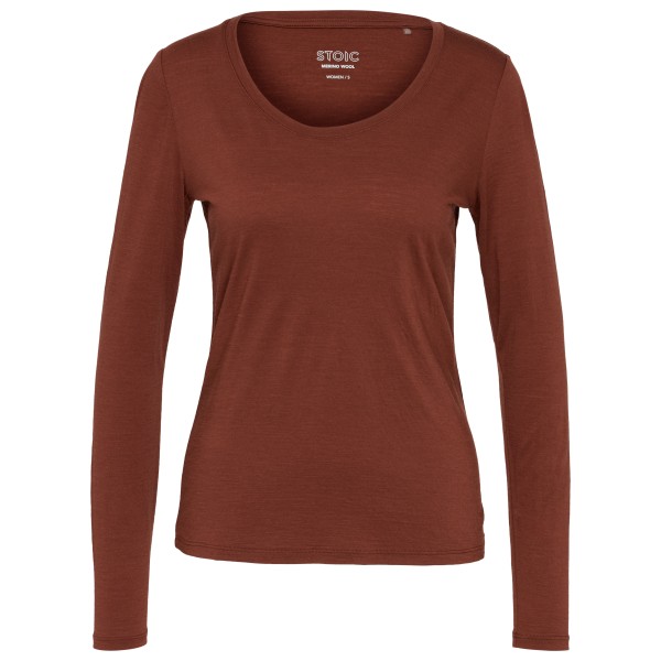 Stoic Women’s Merino155 LaholmSt. L/S Merinolongsleeve Rood