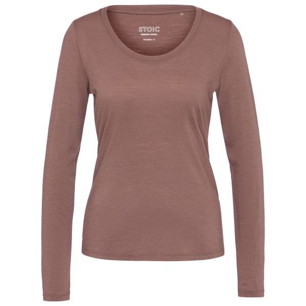 Stoic Women’s Merino155 LaholmSt. L/S Merinolongsleeve Bruin