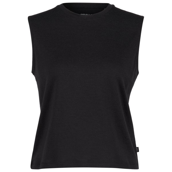 Stoic MerinoPure180 HaldenSt Tank Merinoshirt Damen (Gr S |schwarz)