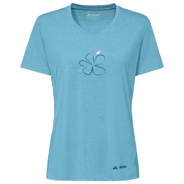 Vaude - Women's Skomer Print T-Shirt III - T-Shirt Gr 44 blau