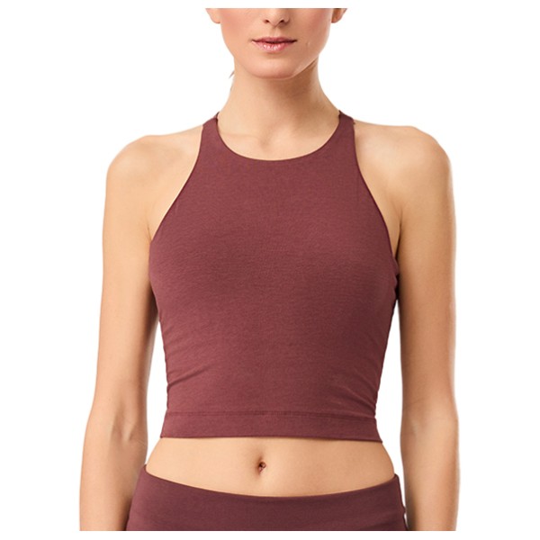 Mandala Cross Top Top Damen Yoga (Gr L |rot)