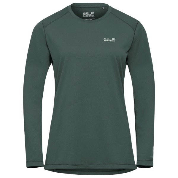 Jack Wolfskin – Women’s Prelight Suncool L/S – Sportshirt maat L, Blauw