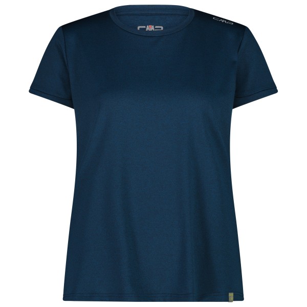 CMP S/S T-Shirt Round Neck Funktionsshirt Damen Wandern (Gr 38 |blau)