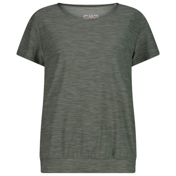 Funktionsshirt CMP T-Shirt Round Neck Damen (Gr 46 |oliv/grau)