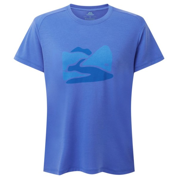 Mountain Equipment – Women’s Headpoint Graphic Tee – Sportshirt maat 34, Blauw