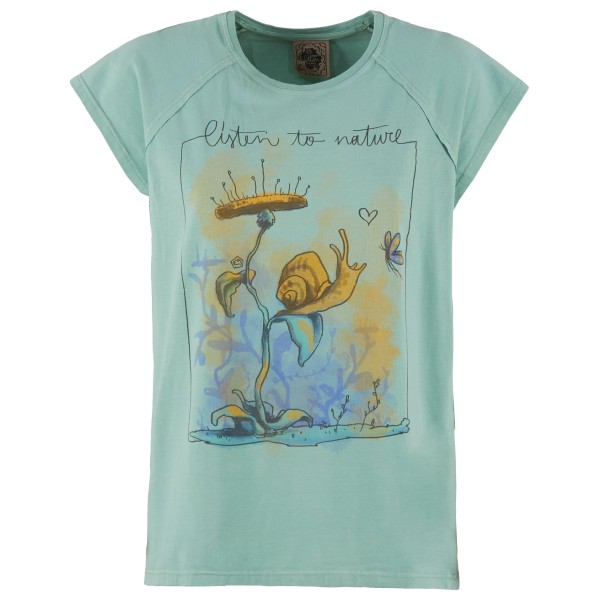 E9 - Women's Snail - T-Shirt Gr S türkis
