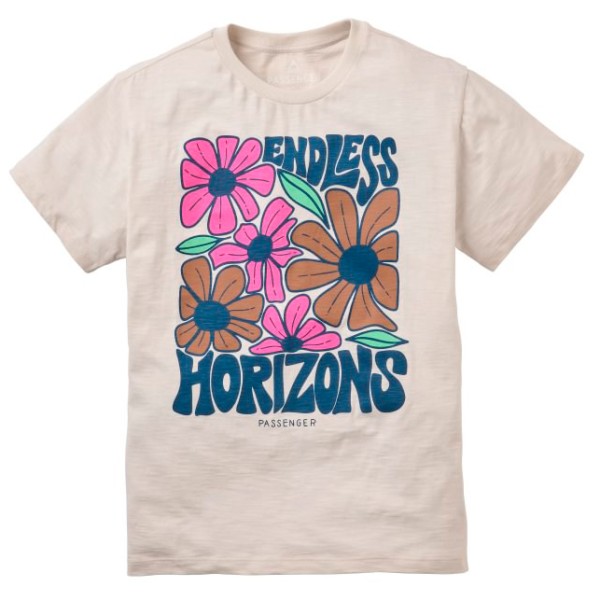 Passenger – Women’s Endless Horizons Recycled Cotton T-Shirt – T-shirt maat L, Roze