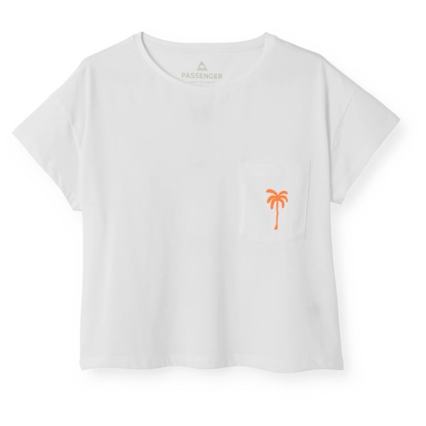T-Shirt Passenger Stack Pocket T-Shirt Damen (Gr L |weiß)