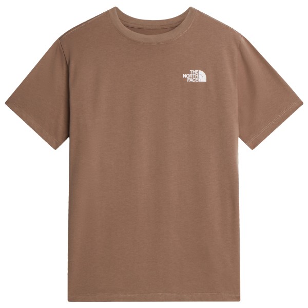 The North Face – Women’s Evolution Box Relaxed Short Sleeve – T-shirt maat , Bruin