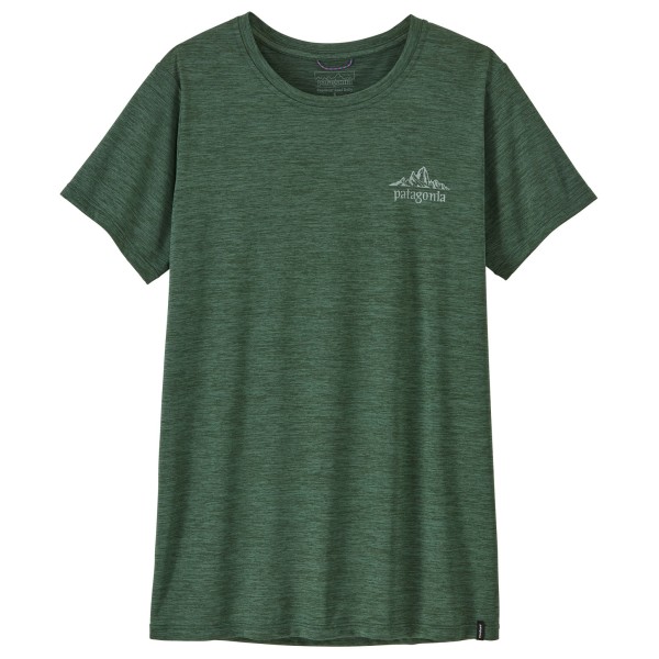 Patagonia Women’s Cap Cool Daily Shirt Cloud Crag Sportshirt /olijfgroen