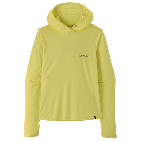 Patagonia Women’s Cap Cool Sun Hoody Peak Visions Sportshirt Groen