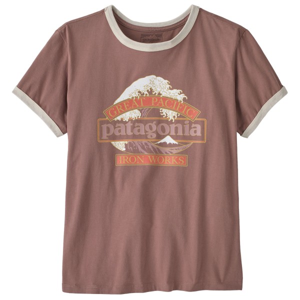 Patagonia Women’s Great Waves Ringer Tee T-shirt Bruin