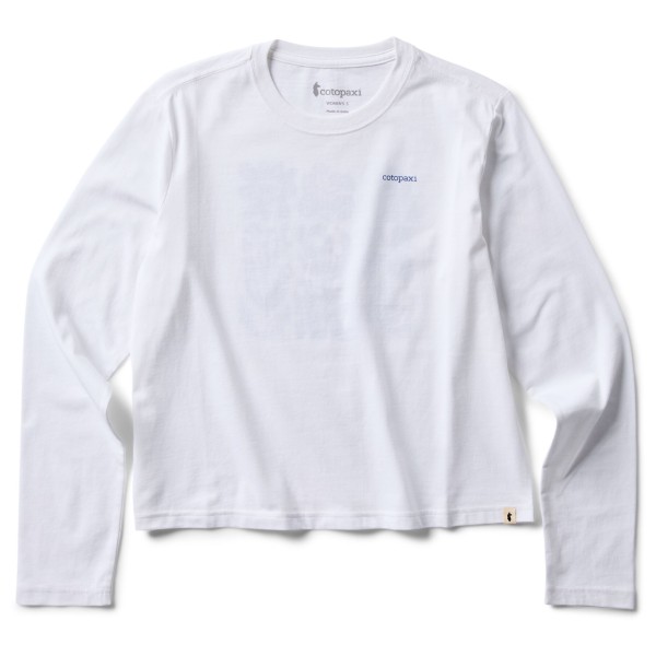 Cotopaxi – Women’s Flower Patch Long-Sleeve T-Shirt – Longsleeve maat S, Wit