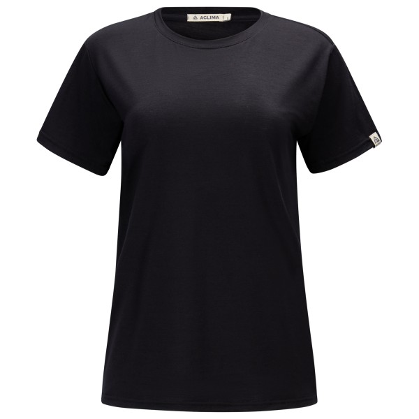 Aclima – Women’s Lightwool Classic Tee – Merinoshirt maat S, Zwart