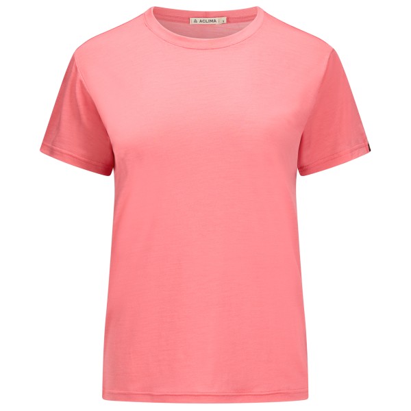 Aclima – Women’s Lightwool Classic Tee – Merinoshirt maat L, Roze