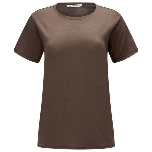 Aclima Women’s Lightwool Classic Tee Merinoshirt Bruin