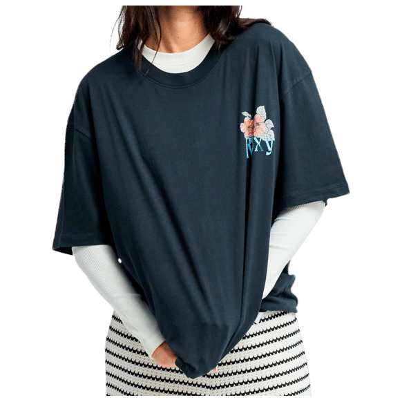 Roxy Talloversize Washed T-Shirt Damen (Gr XS |blau)