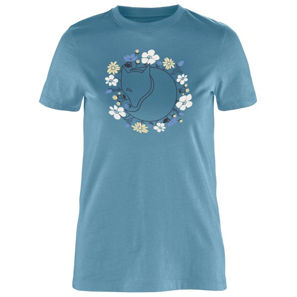 Fjällräven Fjällblomster Fox T-Shirt T-Shirt Women (Gr L |türkis)