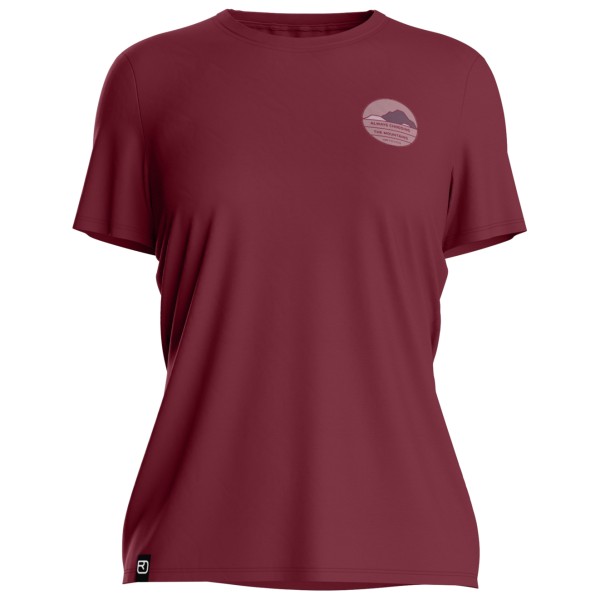 Ortovox 120 Cool Tec Choose Mountain T-Shirt Merinoshirt Women (Gr XS |rot)