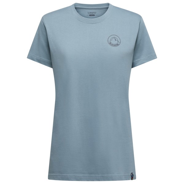 La Sportiva – Women’s Circle Logo T-Shirt – T-shirt maat M, /turkoois Grijs