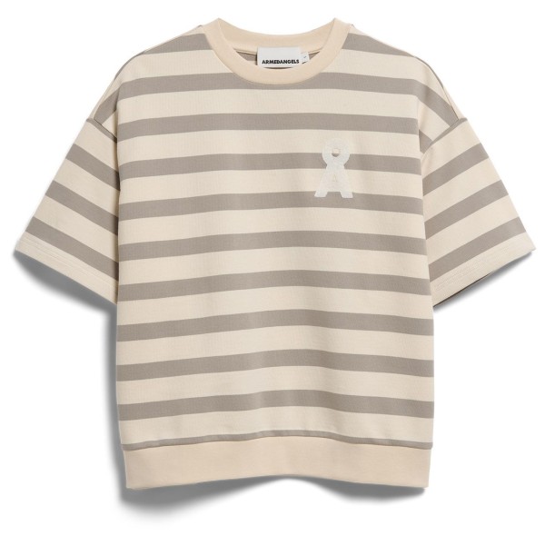 ARMEDANGELS – Women’s Bamikaa Stripe Sweat – T-shirt maat XS, Beige