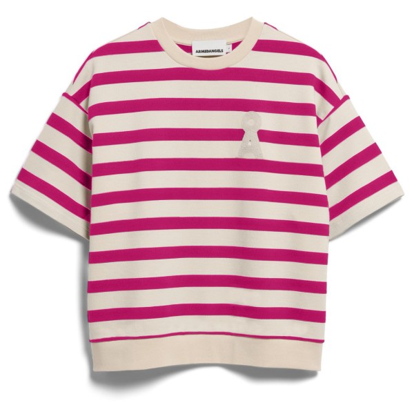 ARMEDANGELS Bamikaa Stripe Sweat T-Shirt Women (Gr S |rosa)
