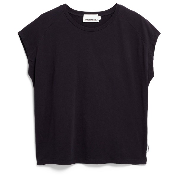 ARMEDANGELS Slub Jersey T-Shirt Damen (Gr M |schwarz)
