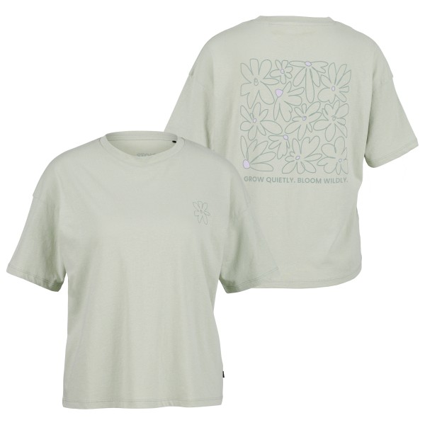 Stoic Hemp30 AmalSt. Backprint Tee T-Shirt Women (Gr L |grau)