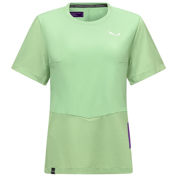 Salewa Pedroc Dry Hyb T-Shirt Funktionsshirt Women (Gr 38 |grün)
