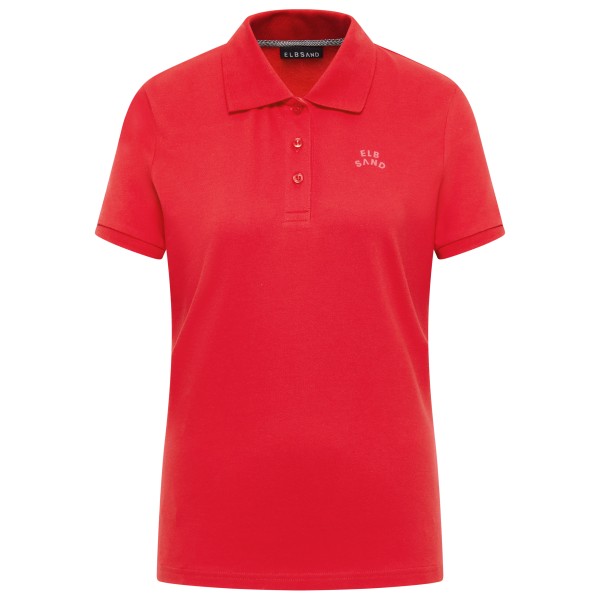 ELBSAND Stina Polo-Shirt Damen (Gr XXL |rot)