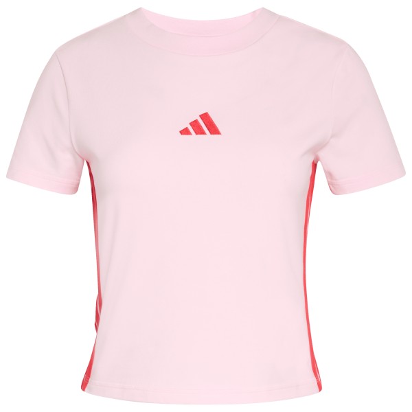 adidas - Women's 3-Stripes SJ Baby Tee - T-Shirt Gr L rosa
