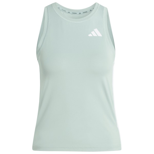 adidas WE 3-Stripes Tank Tank Top Damen Workout (Gr L |grau)