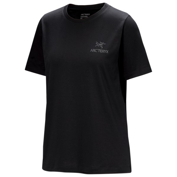 Arc'teryx - Women's Kragg SL Cotton Emblem Crew S/S - T-Shirt Gr L schwarz