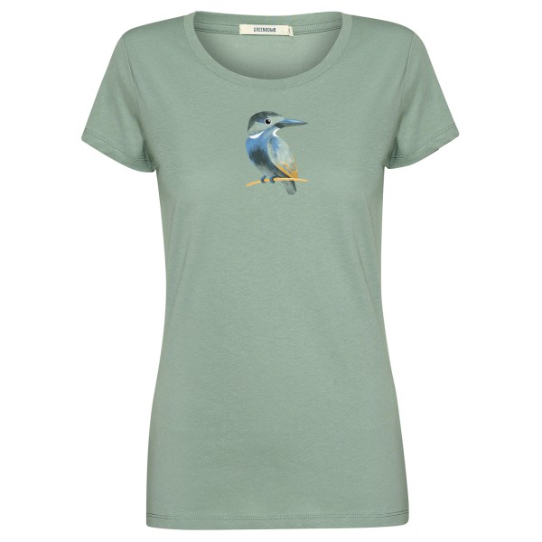 GreenBomb Bird Look Loves T-Shirt T-Shirt Damen (Gr S |türkis)