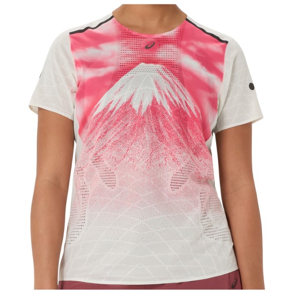 Asics Women’s Fujitrail Elite Graphic S/S Top Hardloopshirt Roze