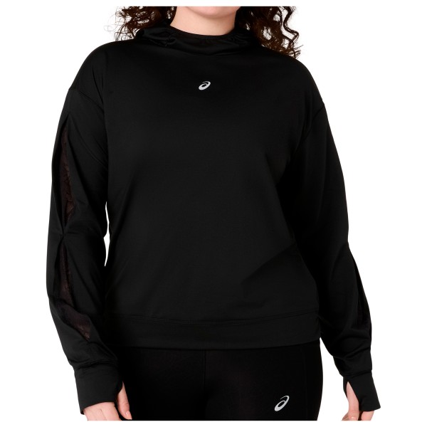 Asics Women’s Nagino Run Winter Hoodie Hardloopshirt Zwart