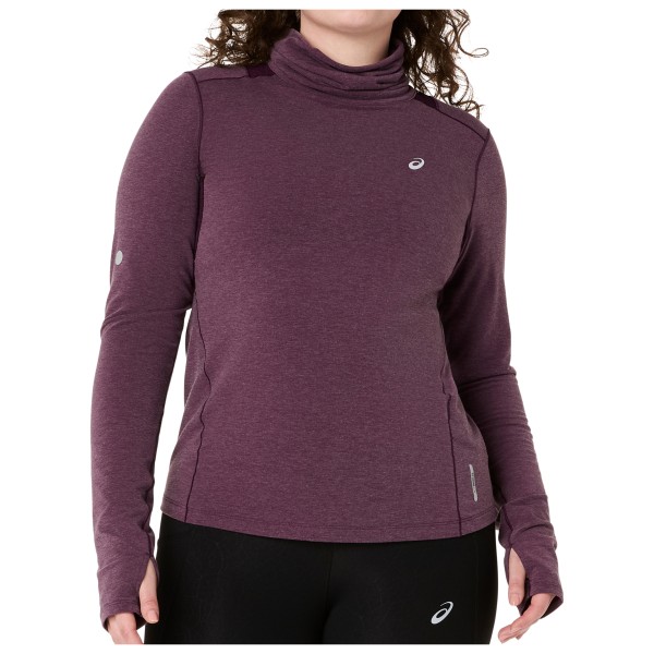 Asics Women’s Nagino Run Winter L/S Top Hardloopshirt Purper