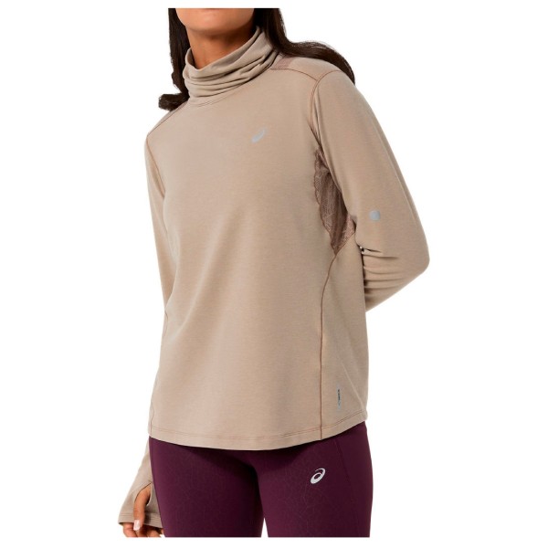 Asics Women’s Nagino Run Winter L/S Top Hardloopshirt Beige