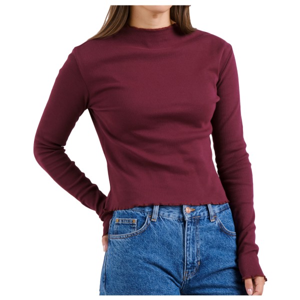 DEDICATED Women’s Rib Top Ryd Longsleeve Rood