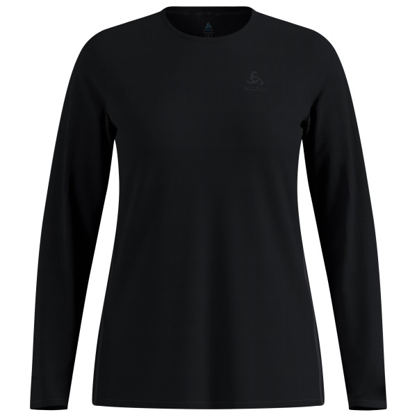 Odlo Women’s Zeroweight Chill-Tec T-Shirt Crew Neck L/S Hardloopshirt Zwart