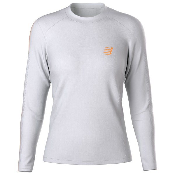 Compressport Women’s Performance L/S Hardloopshirt Grijs
