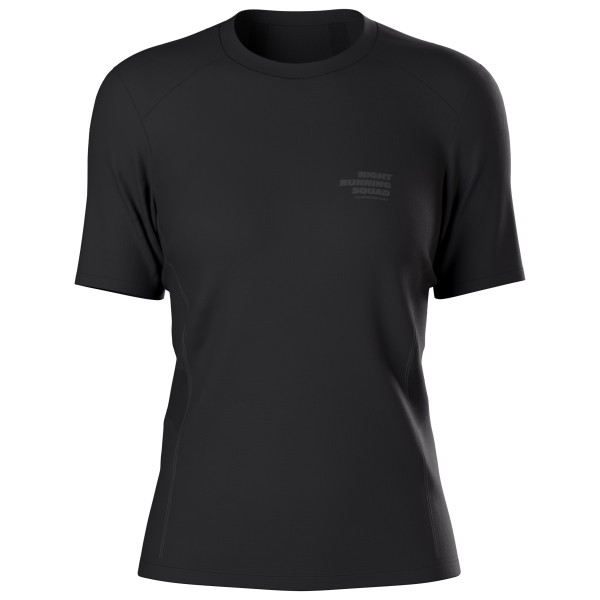 Compressport Women’s Performance S/S Night Running Squad Hardloopshirt Zwart
