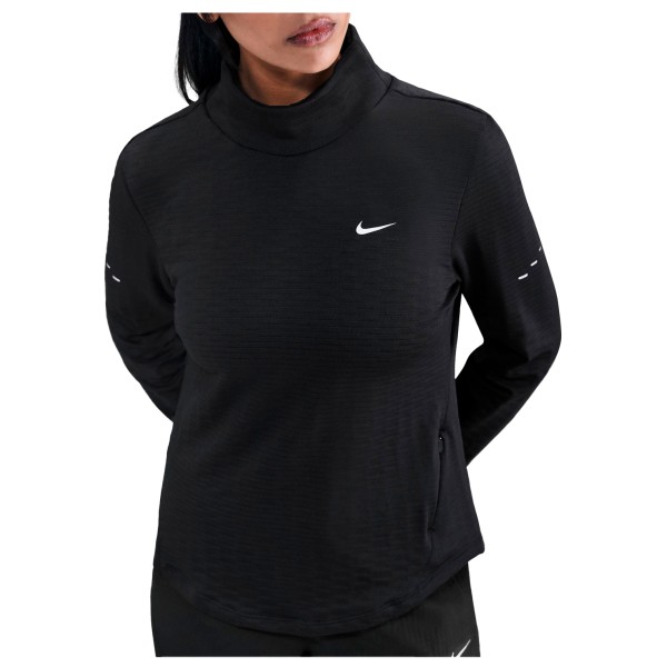 Nike Swift Therma Fit Turtleneck Top Laufshirt Damen (Gr XS |schwarz)