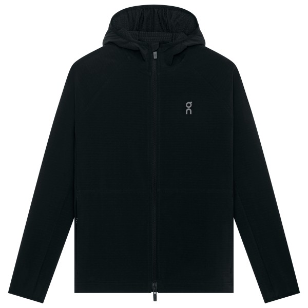 On Women’s Weather Hoodie Hardloopjack Zwart