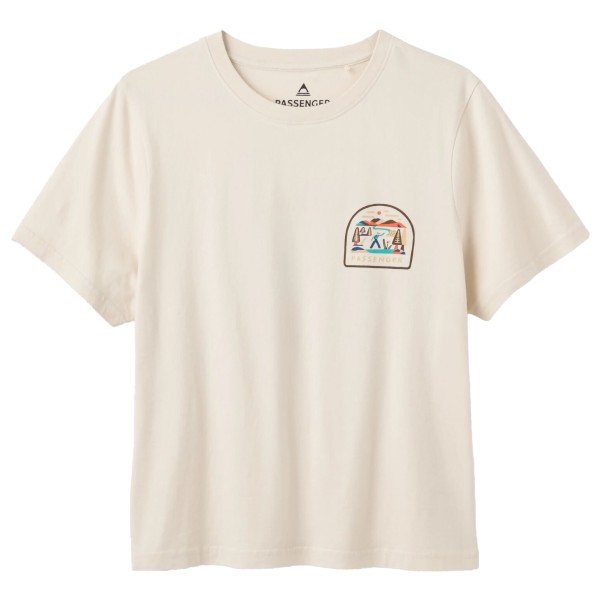 Passenger Women’s Lost Patch Organic Cotton T-Shirt T-shirt Beige