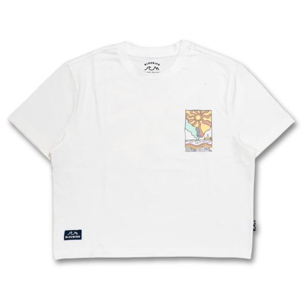 Bleubird Women’s Canyon Cropped Tee T-shirt Wit