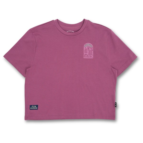 Bleubird Women’s Cascade Cropped Tee T-shirt Purper