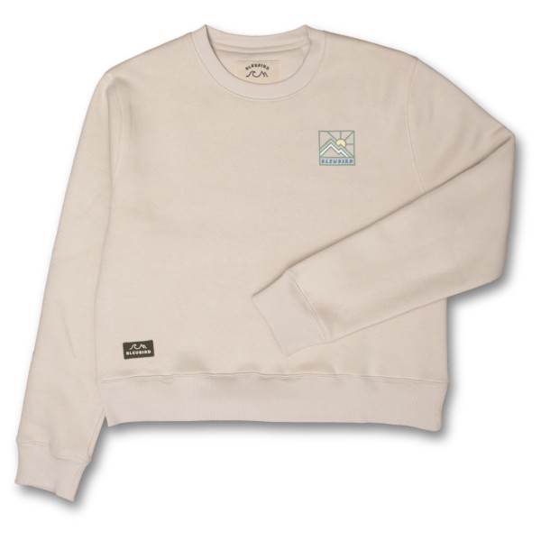 Bleubird Women’s Vetta Cropped Crew Trui Beige